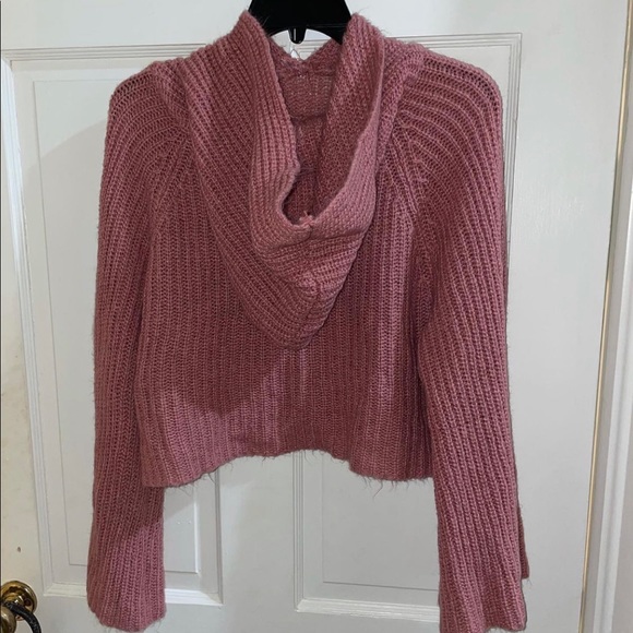 Cute SHEIN cropped sweater hoodie! - Picture 2 of 2